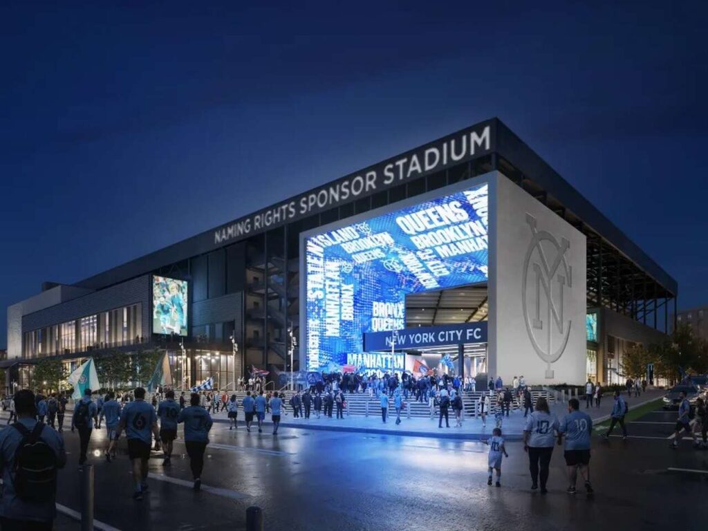 Em projeto ousado, o New York City FC planeja construir seu primeiro estádio
