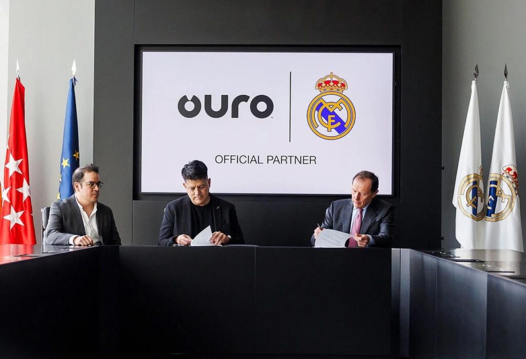 Real Madrid fecha acordo de patrocínio com a Ouro, empresa de serviços financeiros