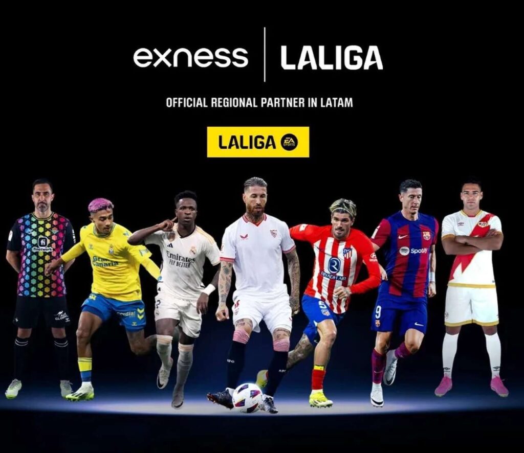 Exness, corretora online, anuncia parceria plurianual com LaLiga