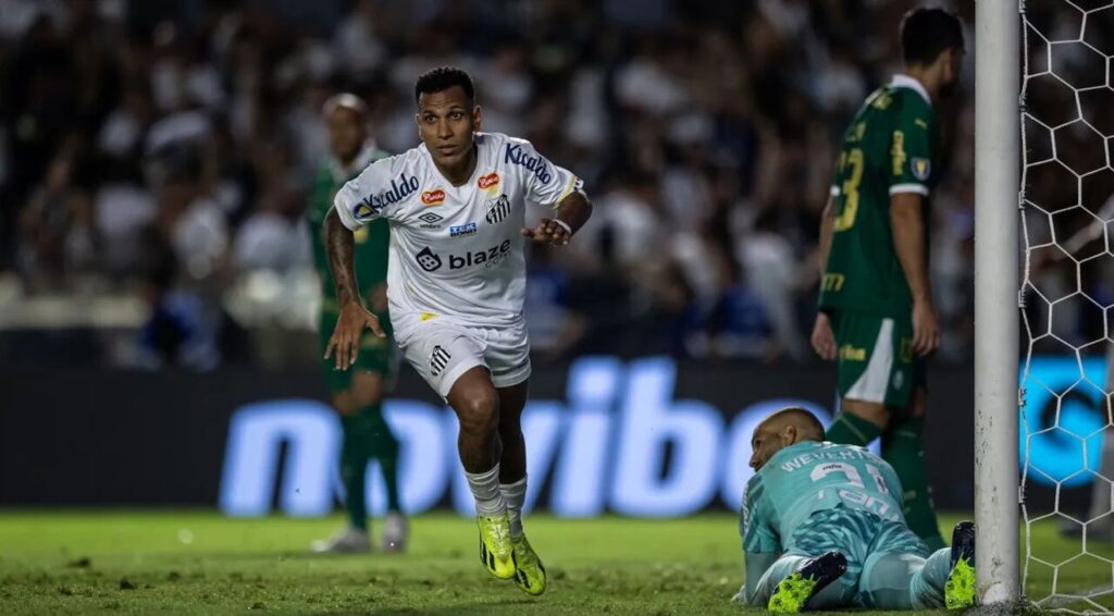 Record lidera audiência com partida de ida da final do Paulistão entre Santos e Palmeiras