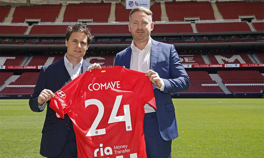 ComAve, plataforma de e-commerce, é a nova patrocinadora do Atlético de Madrid