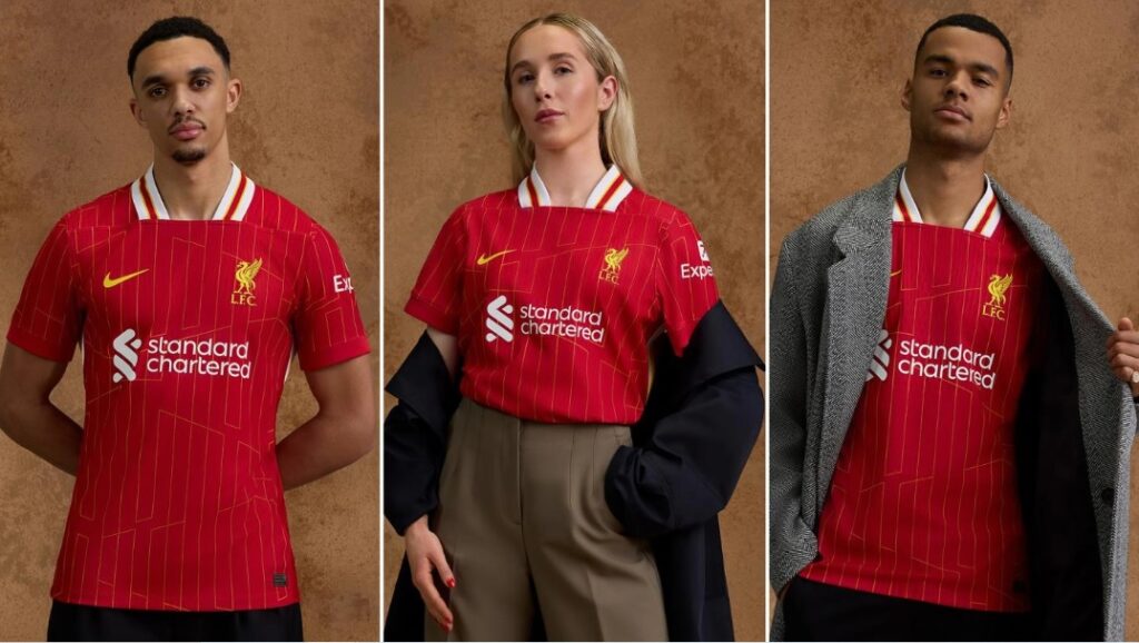 Liverpool apresenta camisa 2024/25 inspirada em modelo de 1984