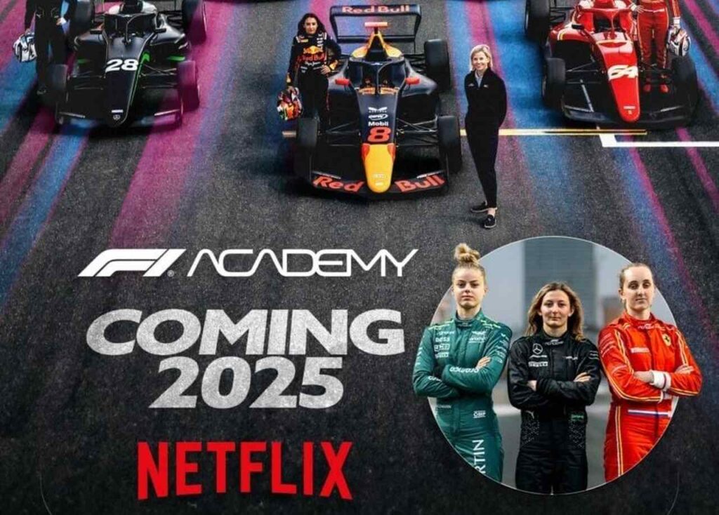 Inspirada em “Drive to Survive”, Netflix anuncia série exclusiva da F1 Academy