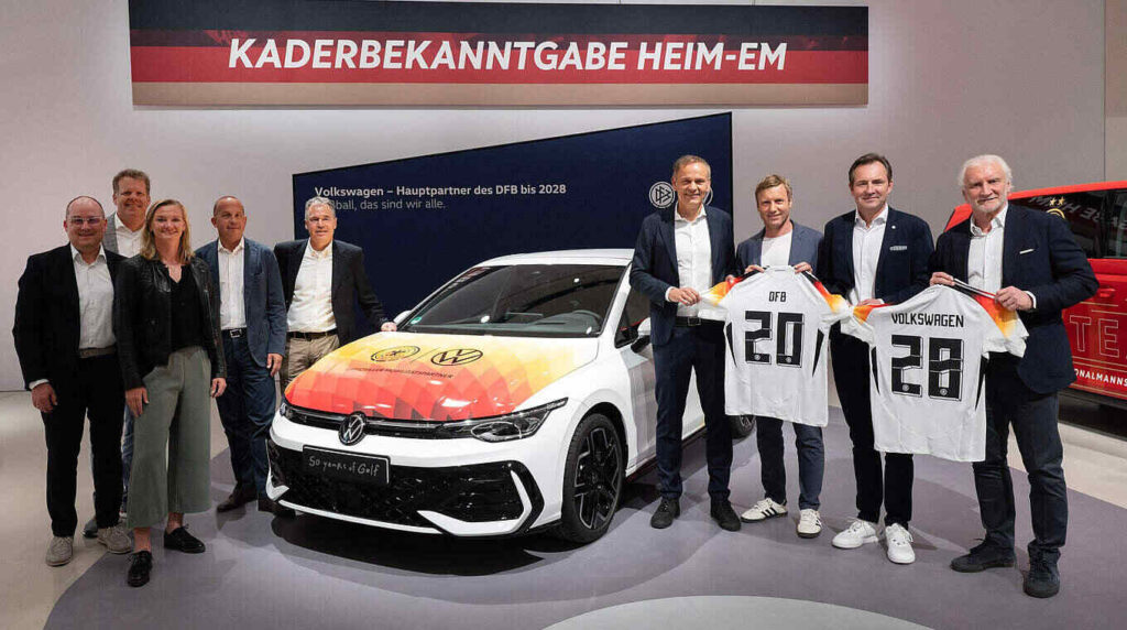 Federação Alemã e Volkswagen estendem parceria até 2028