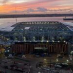 Everton divulga avanço das obras no novo estádio