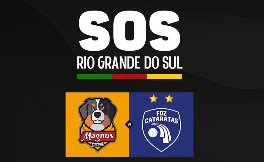 Magnus Futsal faz arrecadação para auxílio a desabrigados do Rio Grande do Sul